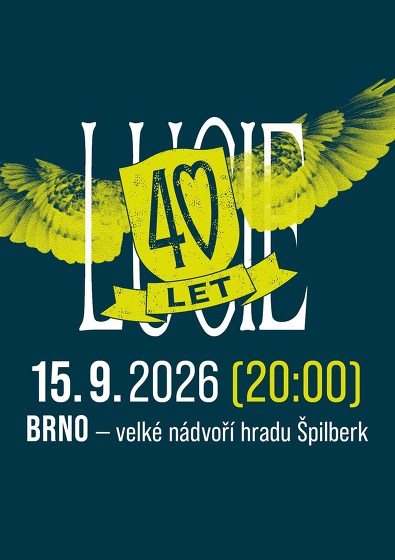 Plakát události LUCIE na Špilberku