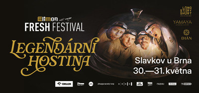 Plakát události Elimon FRESH festival Slavkov u Brna 2026