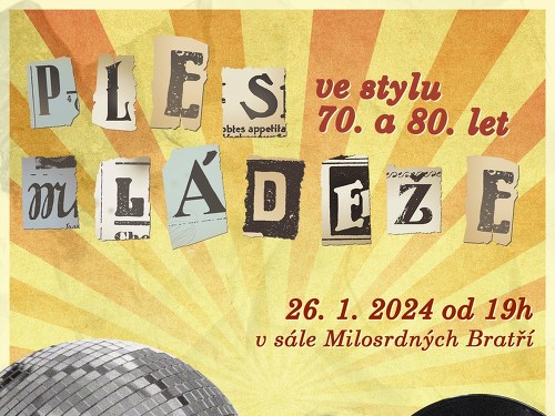 Plakát události Ples mládeže 2024