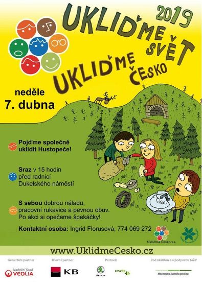 Plakát události Ukliďme svět - Hustopeče