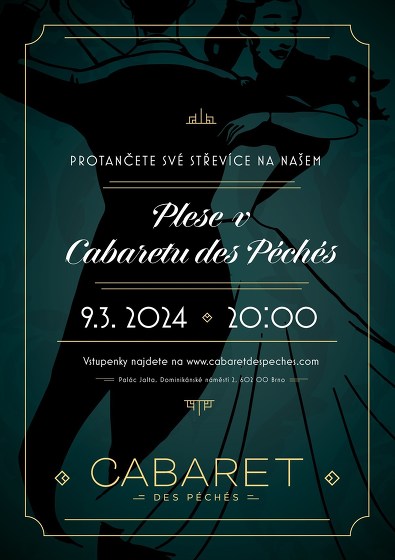 Plakát události Ples v CABARETU DES PÉCHÉS