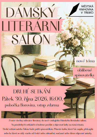 Plakát události Dámský literární salon
