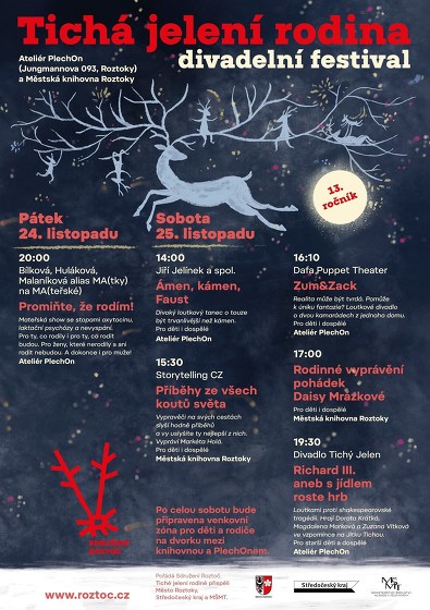 Plakát události Richard III. - divadelní festival Tichá jelení rodina