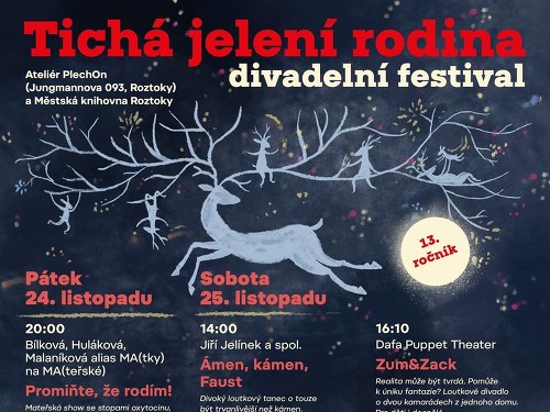 Plakát události Richard III. - divadelní festival Tichá jelení rodina