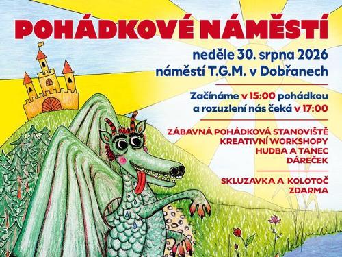 Plakát události Pohádkové náměstí Dobřany náměstí