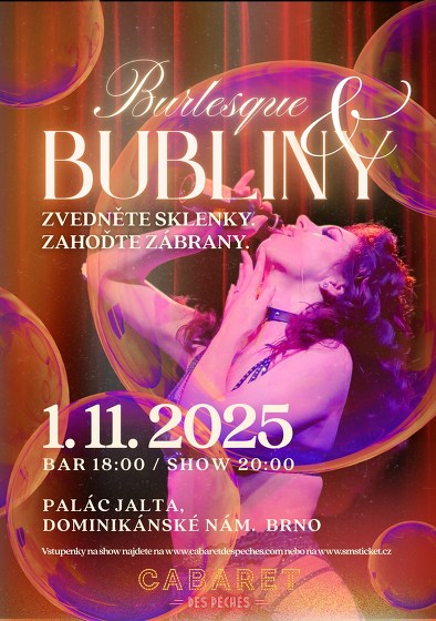 Plakát události Burlesque & Bubliny