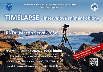Plakát události Timelapse - intervalové snímání oblohy