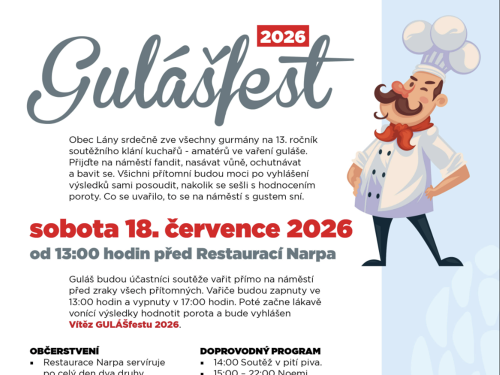 Plakát události Gulášfest 2026