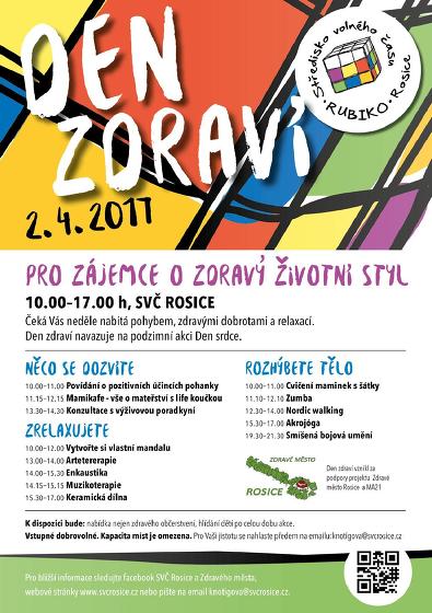 Plakát události Den zdraví 2017