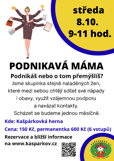 Plakát události Podnikavá máma