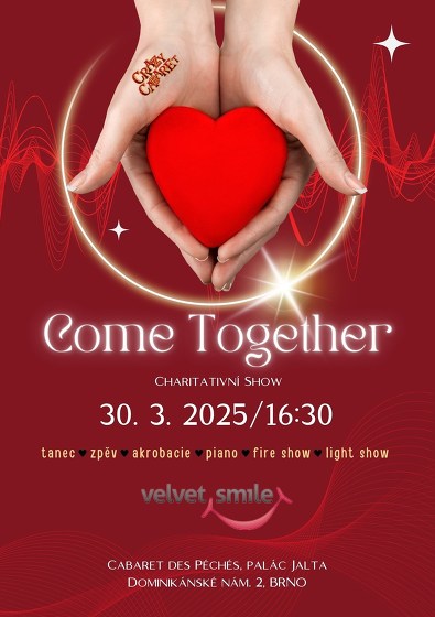 Plakát události Charitativní show Come Together