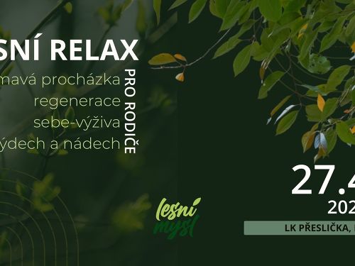 Plakát události Procházka s Lesní myslí pro rodiče