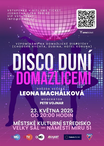 Plakát události Disko duní Domažlicemi