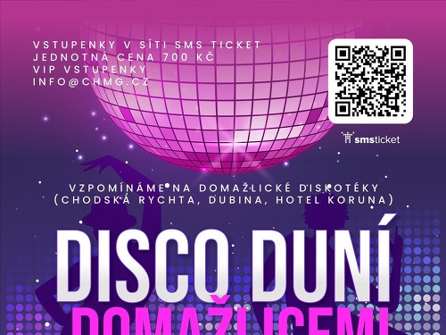 Plakát události Disko duní Domažlicemi