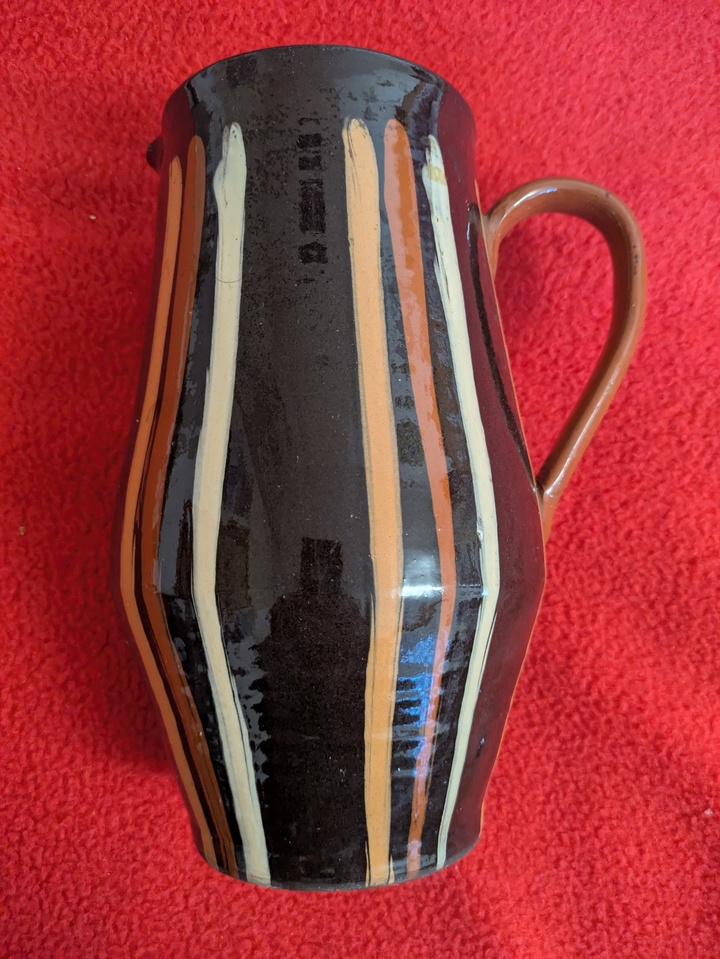 Retro keramický džbán – Bulharsko, výška 21 cm