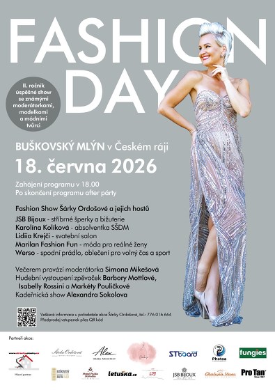 Plakát události Fashion show v Buškovském mlýně