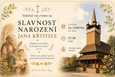 Plakát události Slavnost narození Jana Křtitele