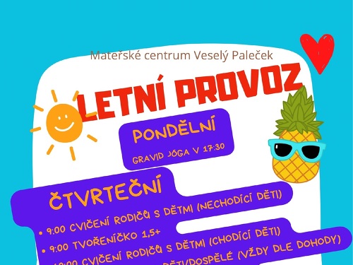 Plakát události Letní provoz