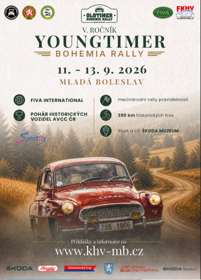 Plakát události Oldtimer Bohemia Rally