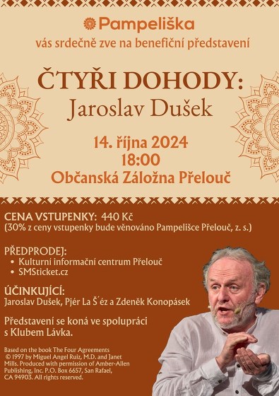 Plakát události Čtyři Dohody: Jaroslav Dušek