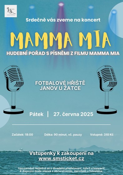 Plakát události Mamma Mia - hudební show