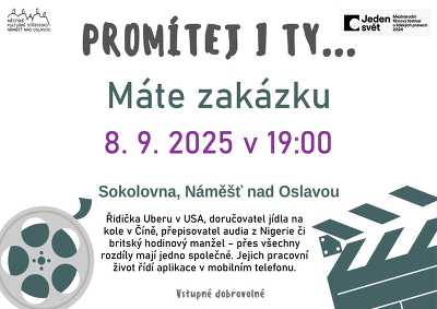 Plakát události Promítej i ty!... Máte zakázku