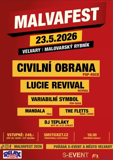 Plakát události Malvafest 2026