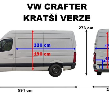 Pronájem dodávek Ivančice
