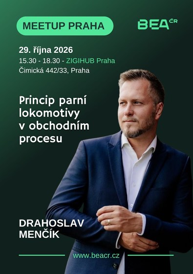 Plakát události MeetUP BEA ČR Praha