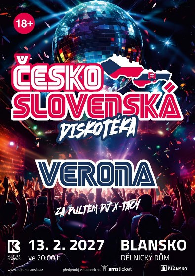 Plakát události Československá Diskotéka + host Verona