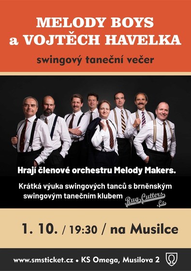 Plakát události MELODY BOYS a Vojtěch Havelka