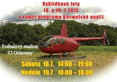 Plakát události Vyhlídkové lety
