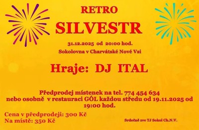 Plakát události Retro Silvestr