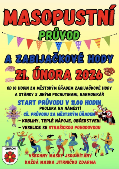 Plakát události Masopustní průvod