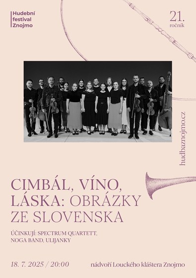 Plakát události Cimbál, víno, láska