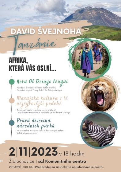 Plakát události David Švejnoha: Tanzánie