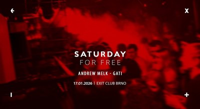 Plakát události Saturday For Free!