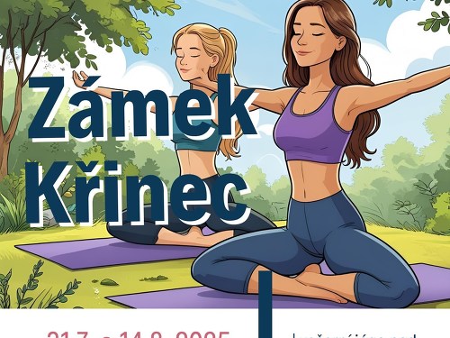 Plakát události VEČERNÍ JÓGA | zámek Křinec