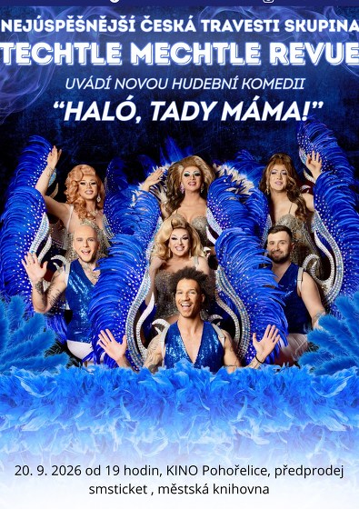 Plakát události Techtle Mechtle revue - Haló, tady máma