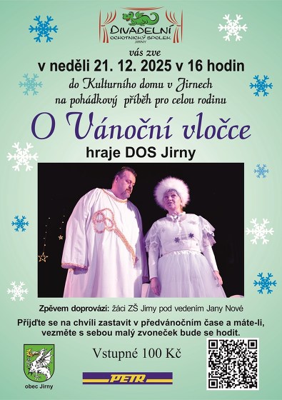 Plakát události O Vánoční vločce