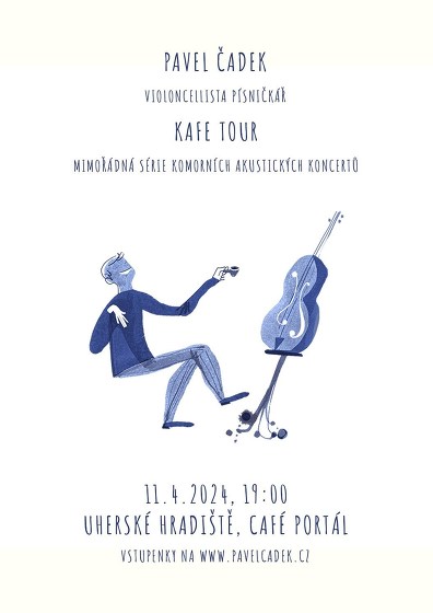 Plakát události Pavel Čadek - KAFE TOUR | Uherské Hradiště