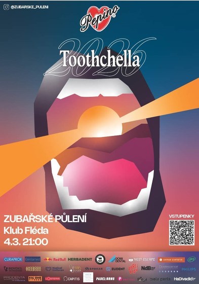 Plakát události Zubařské půlení - TOOTHCHELLA 2026