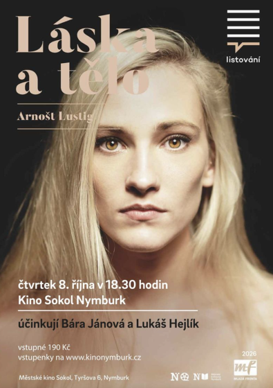 Plakát události LiStOVáNí.cz: Láska a tělo (Arnošt Lustig)