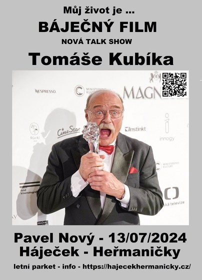 Plakát události Pavel Nový - Můj život je ... Báječný film - talk show