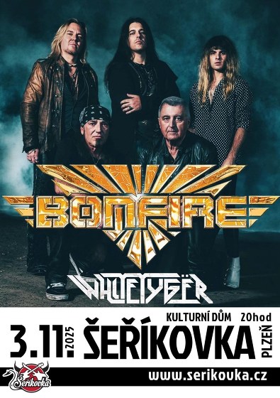 Plakát události Bonfire (DE) + White Tygër (UK)