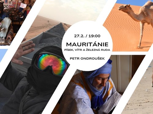 Plakát události Mauritánie - písek, vítr a železná ruda