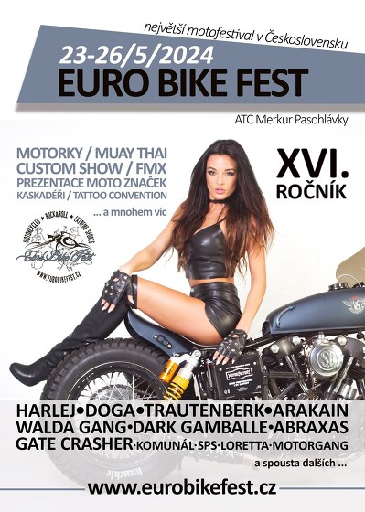 Plakát události Euro Bike Fest 2024