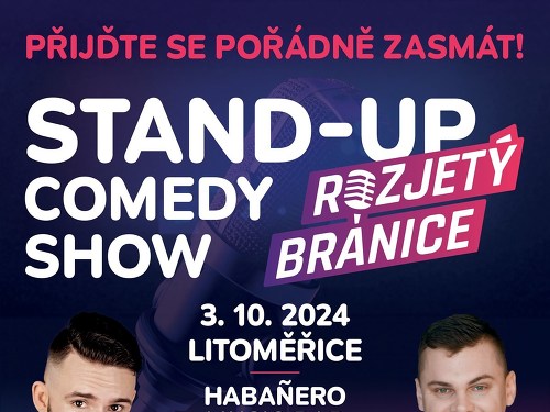 Plakát události Stand-up Comedy Show ROZJETÝ BRÁNICE v Litoměřicích