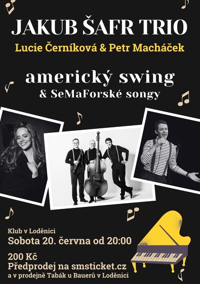 Plakát události Jakub Šafr trio