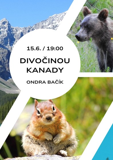 Plakát události Divočinou Kanady